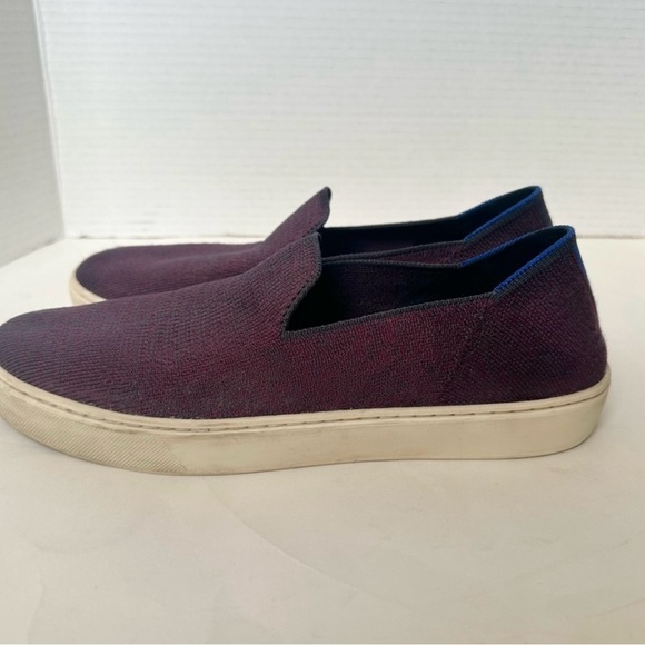 Rothy's The Original Sneaker Women’s Fig Python Purple Slip On Shoes- Size 9.5 - Picture 6 of 6